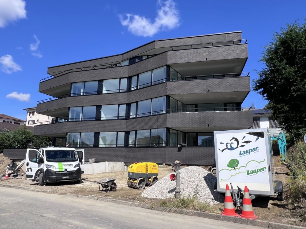 Appartement 4.5 pièces Élégance architecturale à 2 pas du centre-ville - La Résidence Chamblioux 22 - Immeuble en cours de finition