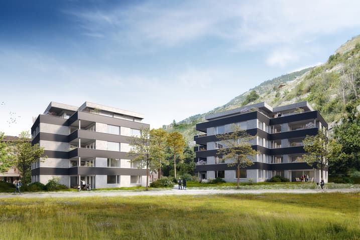Tolle 3.5 Zimmer Wohnung in wunderschönem Wohnquartier -  Bild 1
