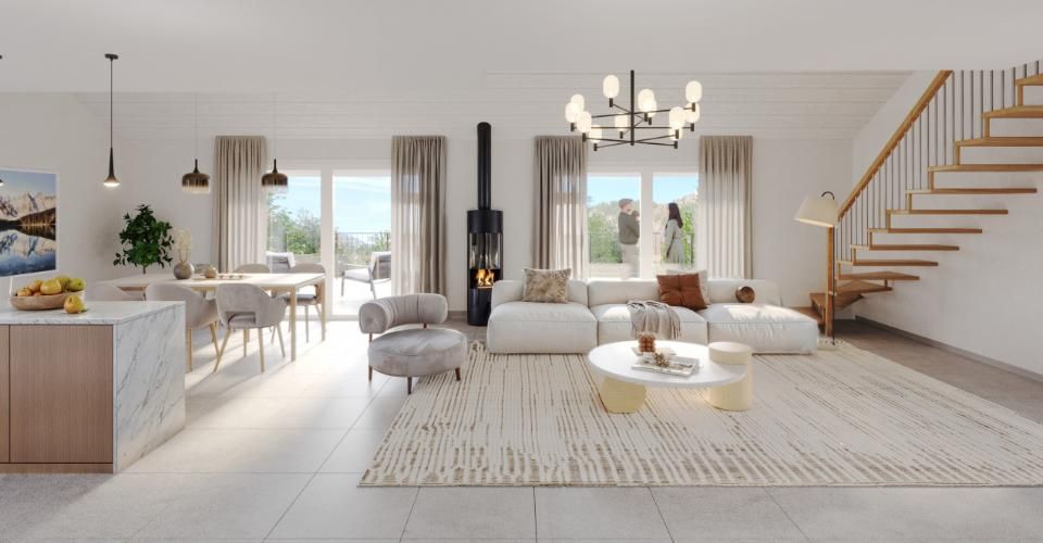 RARE- ATTIQUE DUPLEX D'EXCEPTION AVEC TERRASSE PANORAMIQUE ET ASCENSEUR - Appartement 4.5 pièces - image - 6