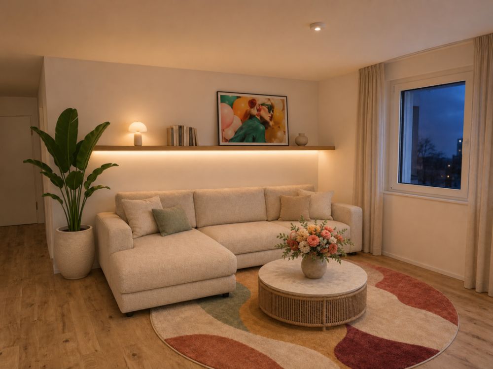 Zentrale Lage und 17.8 m² überdachte Terrasse als erweitertes Wohnzimmer - Charmanter Wohnbereich