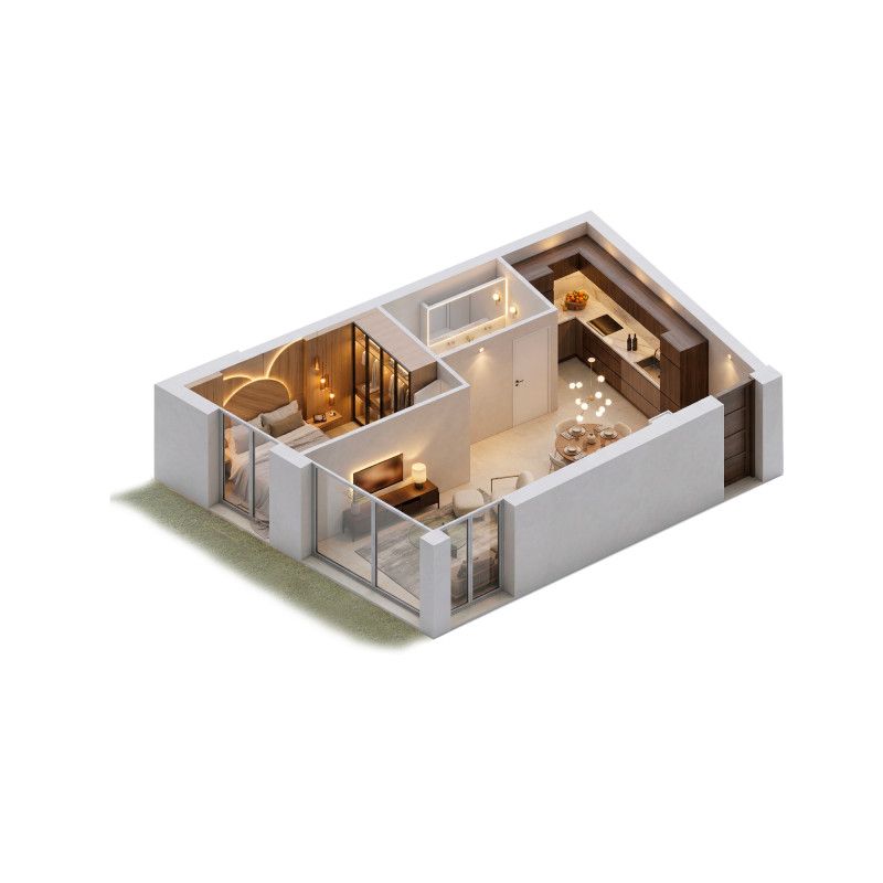 NEUF  2.5 en RDC avec jardin privatif à prix raisonnable  lot 104 -  Bild 1