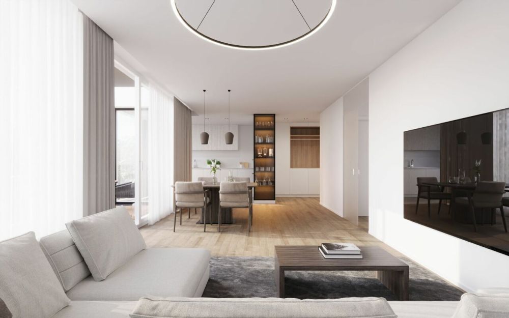 Neubau WH4.ch | 3.5 Zimmerwohnung - Wohnen/Essen