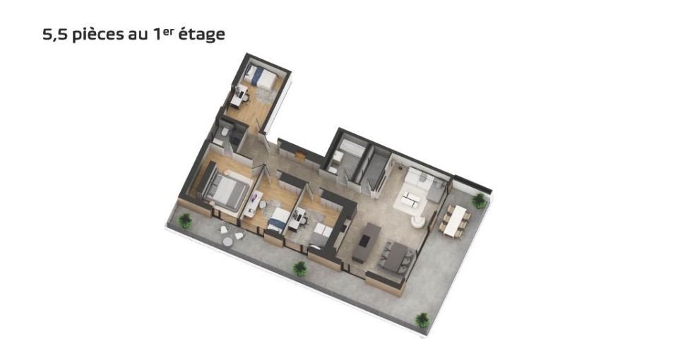 Chermignon, dernier 5.5 pièces neuf en cours de construction - Appartement 5.5 pièces - image - 8