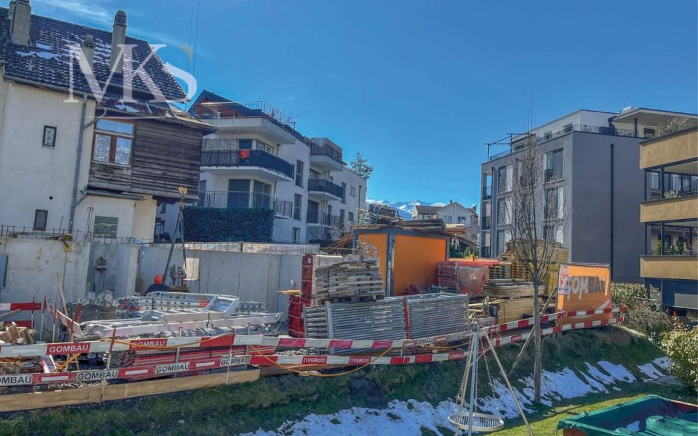 Modernes Einfamilienhaus mit Charakter - Baustelle