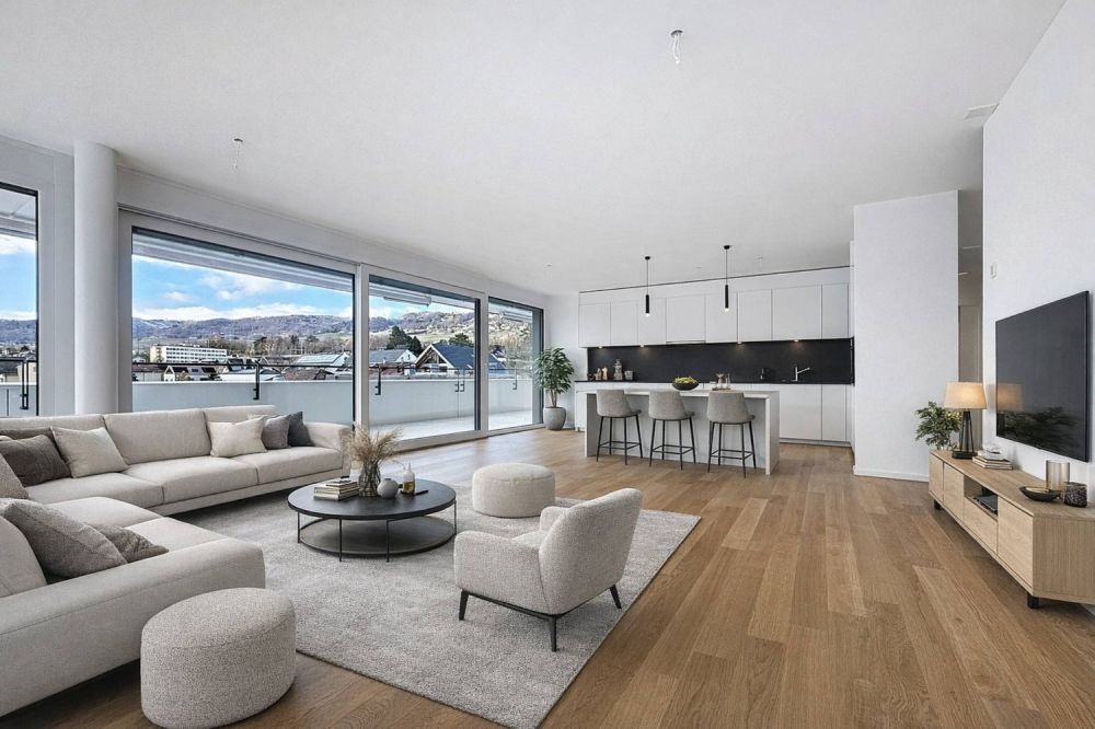 Luxuriöse 4.5-Zimmer-Wohnung mit Terrasse und privatem Aufzug -  Bild 1