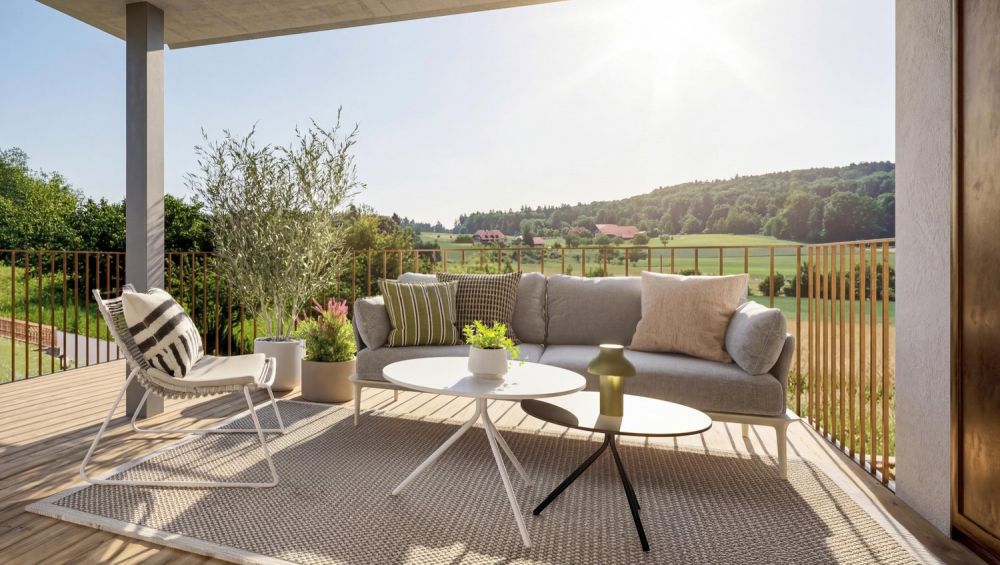2,5-Zimmer-Neubau-Eigentumswohnung mit Weitblick in Lüterswil (Bucheggberg) -  Bild 1