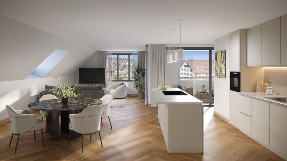 Grosszügige 4½ Zimmer-Wohnung im 1. Dachgeschoss mit Loggia -  Bild 2