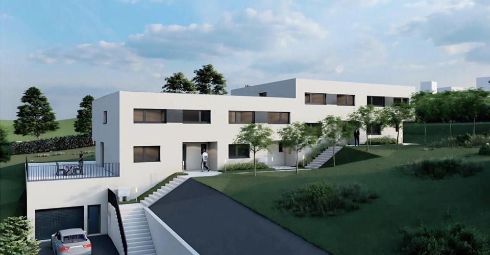 Villa mitoyenne neuve et moderne de 5.5 pièces à vendre au Noirmont - Maison contiguë 5.5 pièces - image - 1