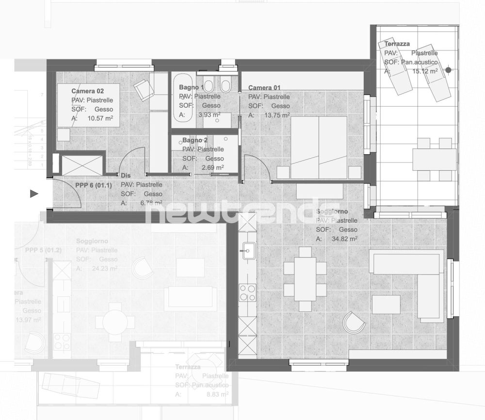 Tesserete: nuovi 3,5 locali in contesto esclusivo di 8 unità - PPP6