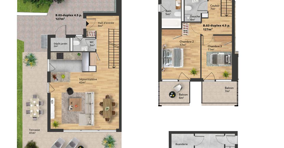 Saisissez l'opportunité ! - Maison contiguë 4.5 pièces - image - 9