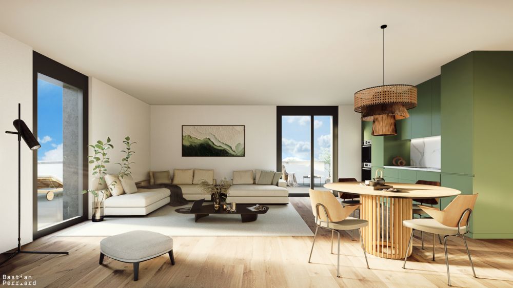 Attique de 2.5 de standing, très grande terrasse au pied du Moléson - Bild 1