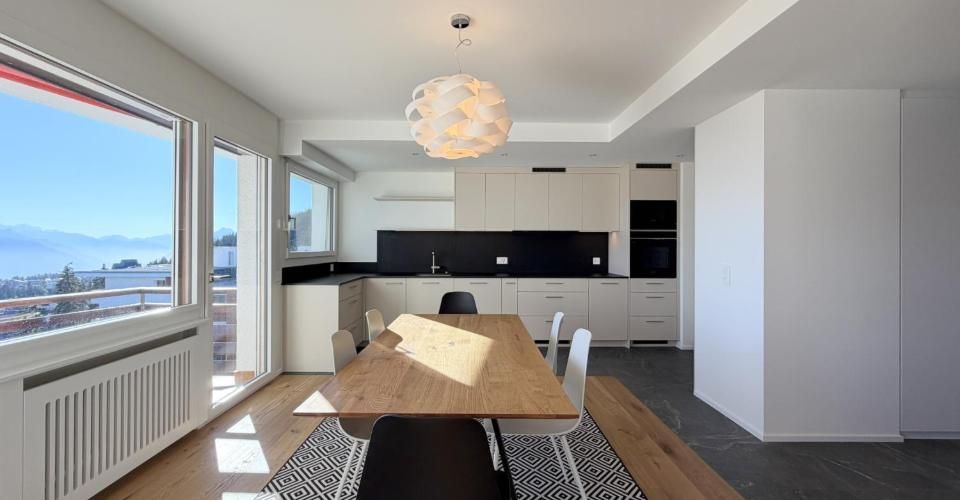 Location à l'année d'un duplex de luxe à Crans-Montana – Dernier étage, vue montagnes & pistes de ski - Duplex 4.5 pièces - image - 6
