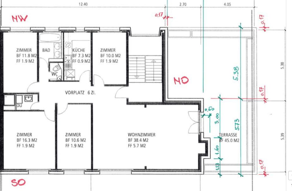 Erstvermietung - 5.5-Zimmer-Attika-Wohnung mit Terrasse -  Bild 9
