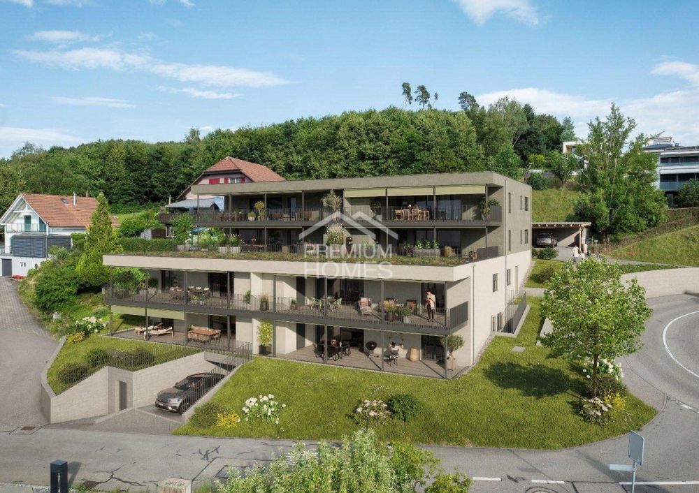 Neubau mit Weitblick - Wohnen, wo der Jura zum Greifen nah ist -  Bild 1