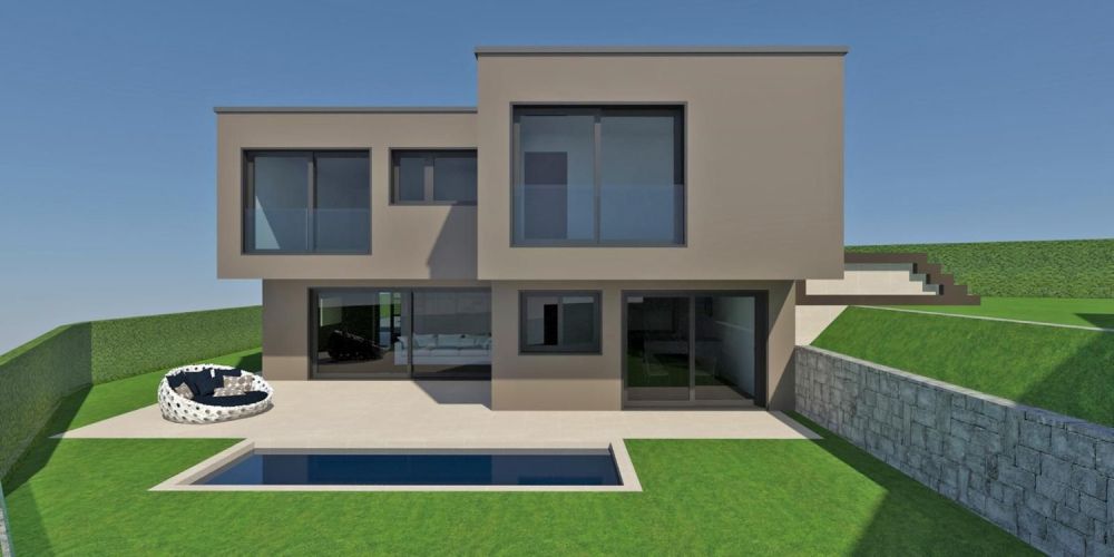 Villa 4.5 locali nuova costruzione, vista lago con piscina, Dino-Sonvico - Image 2