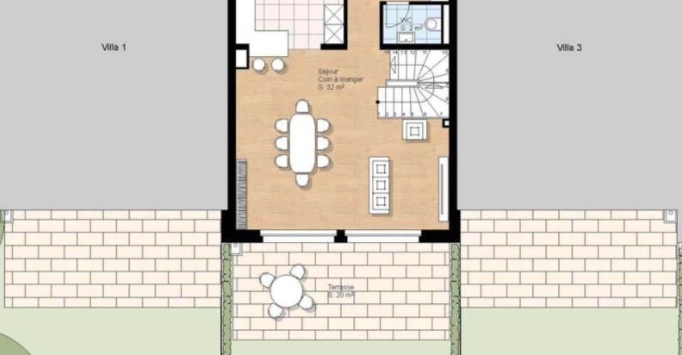 Founex Village - situation calme - Villa 2 sur plans avec 4 chambres - Maison 5.5 pièces - image - 9