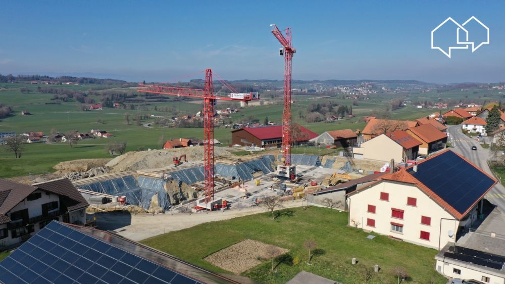 Appartement de 5.5 pièces dans les combles (bâtiment 2 - lot 9) - Chantier au 19.03.2026