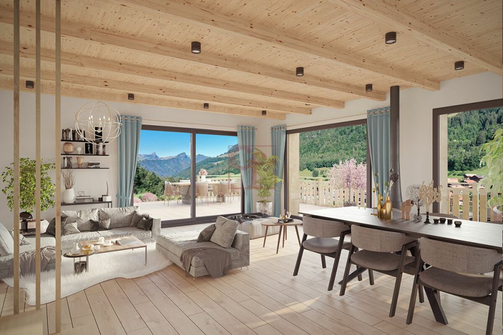 Prächtiges Chalet auf Plan in Jaun -  Bild 3
