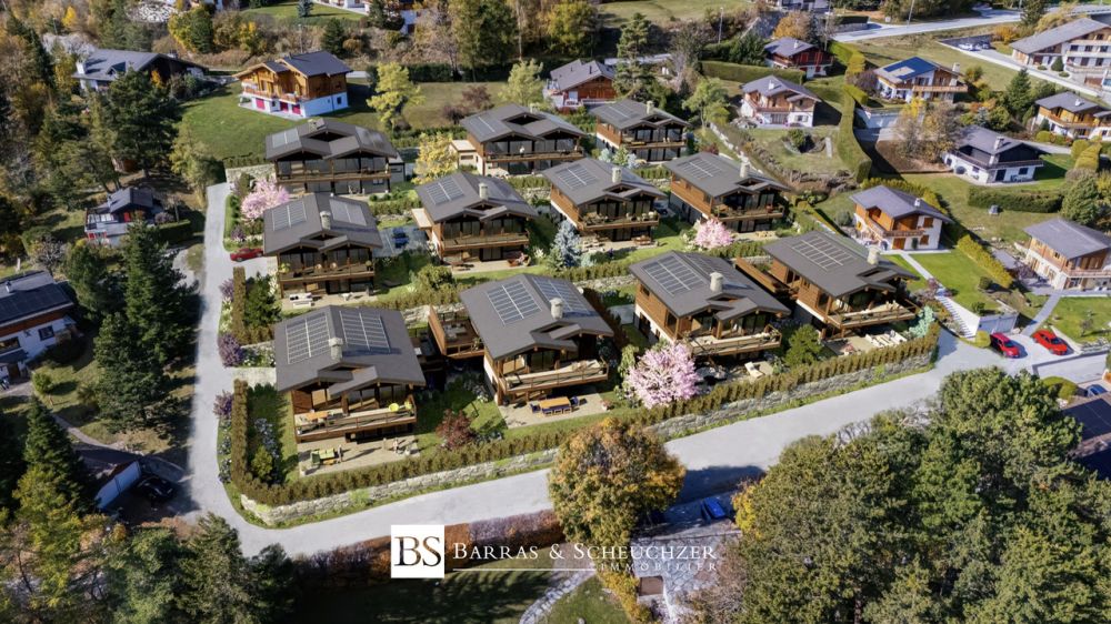 Élégant chalet neuf de 4.5 pièces en résidence principale - Plan de quartier