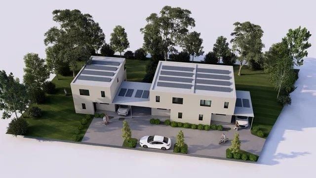 Élégante villa jumelle contemporaine HPE sur plan - Villa 6 pièces - image - 11