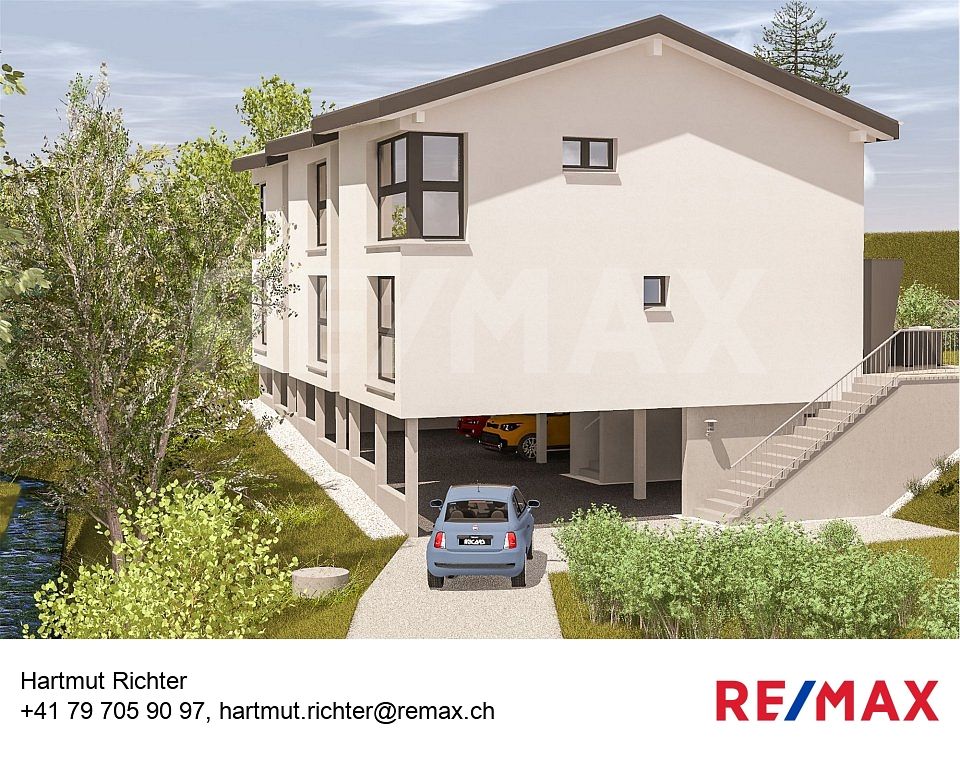 Modernes, praktisch neues Reiheneinfamilienhaus in Münchenwiler (Mittelhaus) -  Bild 1