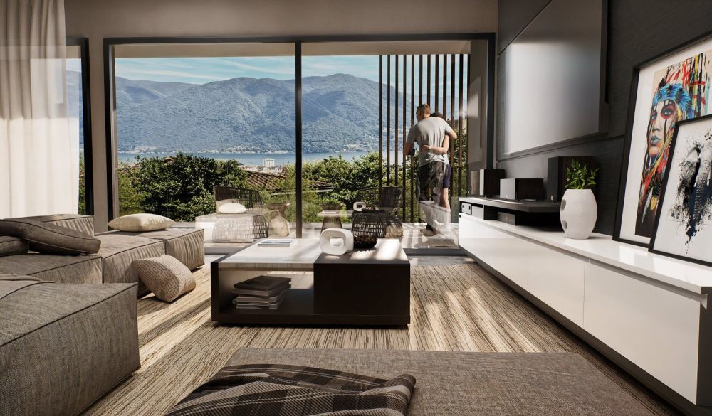 Exklusives 4.5-Zimmer-Apartment mit Garten und Blick auf den Luganersee -  Bild 3