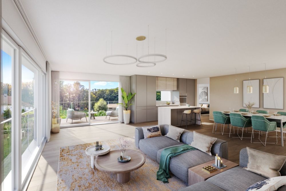Exklusive Neubau-5 1/2 Zimmer-Eigentumswohnung mit 136 m² Wohnfläche und grosszügigem Balkon -  Bild 1