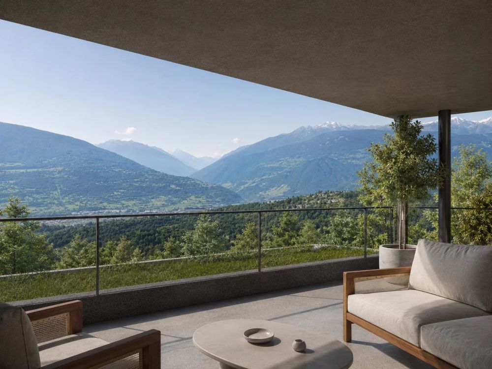 Savièse ? Appartement 2.5 pièces neuf avec grande terrasse et espace vert privatif -  Bild 2