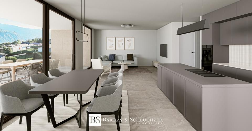 Superbe résidence de 5 lots sur plan avec vue - Appartement 4.5 pièces - image - 3