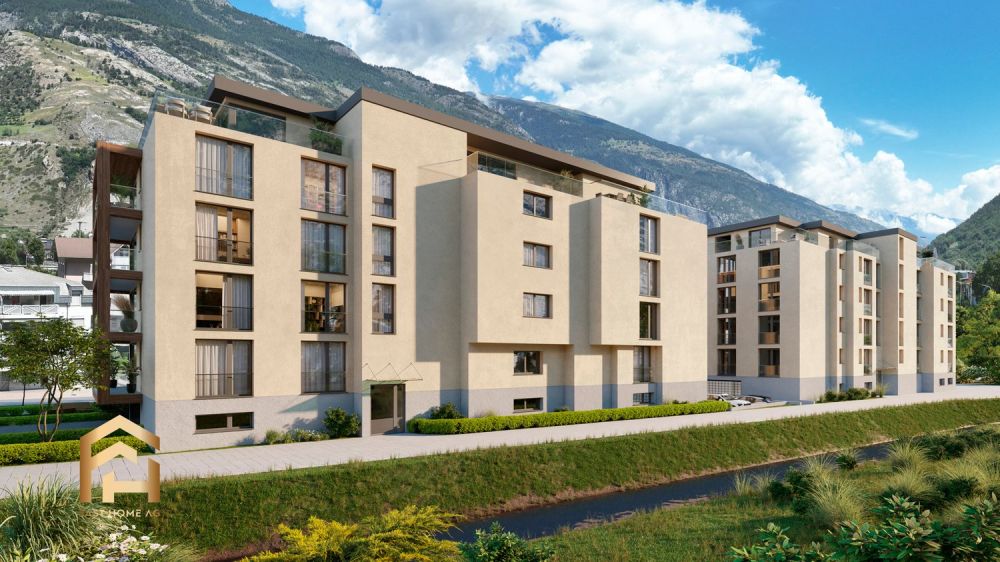 Neubau-Minergie - 18 WHG - schlüsselfertig (Nettorendite: 4.3%) - Raron_Exterior_2_Final(1)