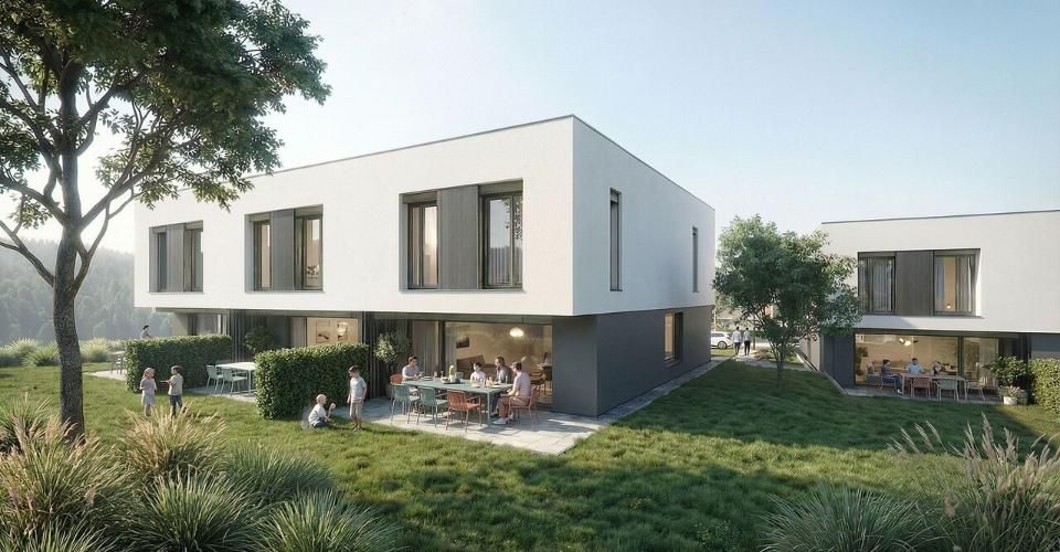 LES HORIZONS DE LA SARINE – VILLAS NEUVES À TREYVAUX - Villa 4.5 pièces - image - 1