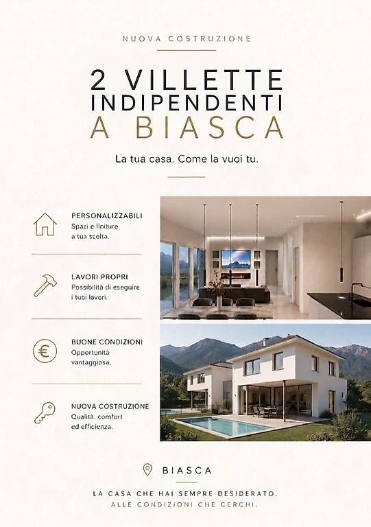 Biasca | 2 Nuove Villette con Giardino -  Bild 1