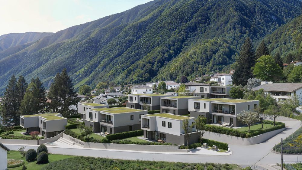 Neues Einfamilienhaus mit großem privatem Garten in Bedano -  Bild 11
