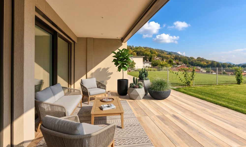 Moderne und geräumige 2.5-Zimmer-Wohnung mit eigenem Garten in Ponte Capriasca -  Bild 6