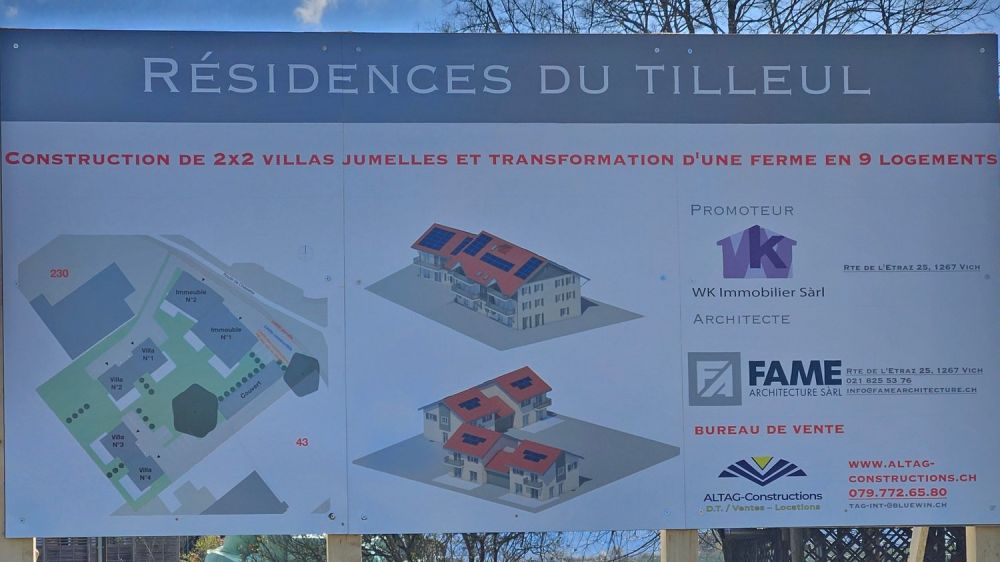 4 villas jumelées par les garages neuves à vendre à Grens dès CHF 1"950"000.– -  Bild 4
