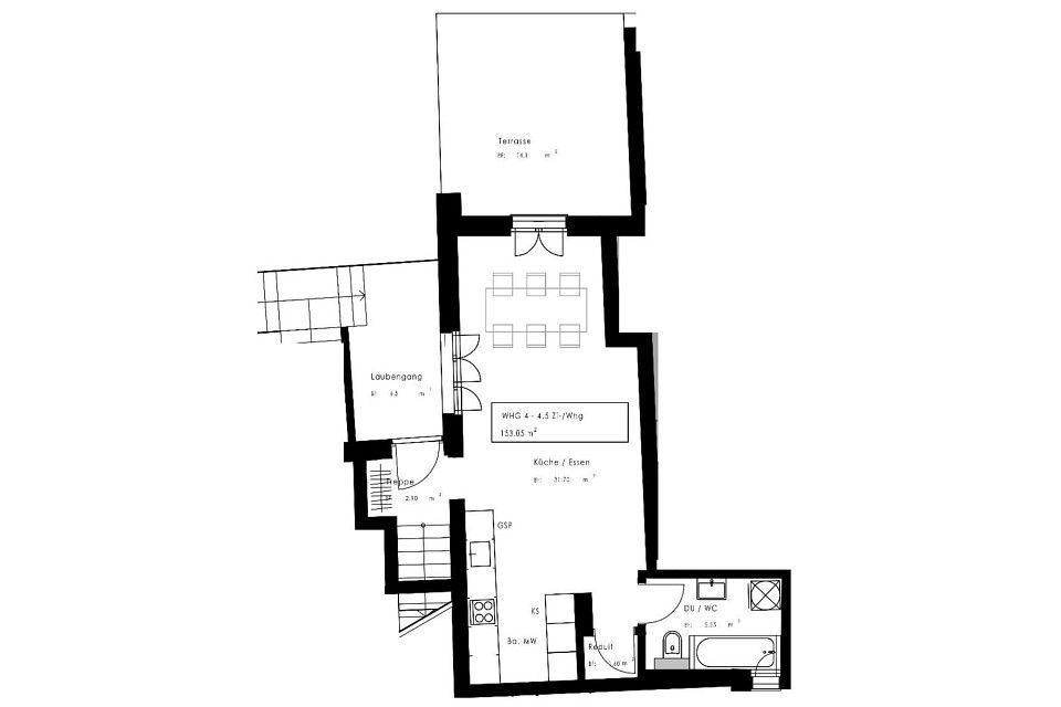 Grosse 4½-Zimmer Dachmaisonette -  Bild 11
