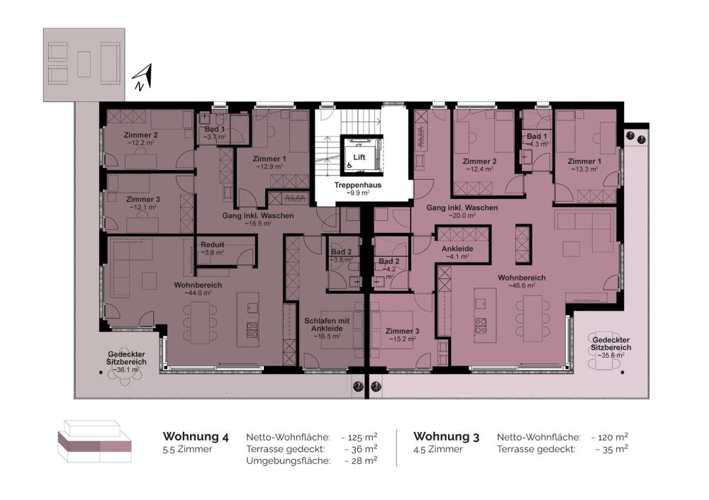 Attraktive 4.5-Zimmer-Neubauwohnung in Oberdorf -  Bild 8