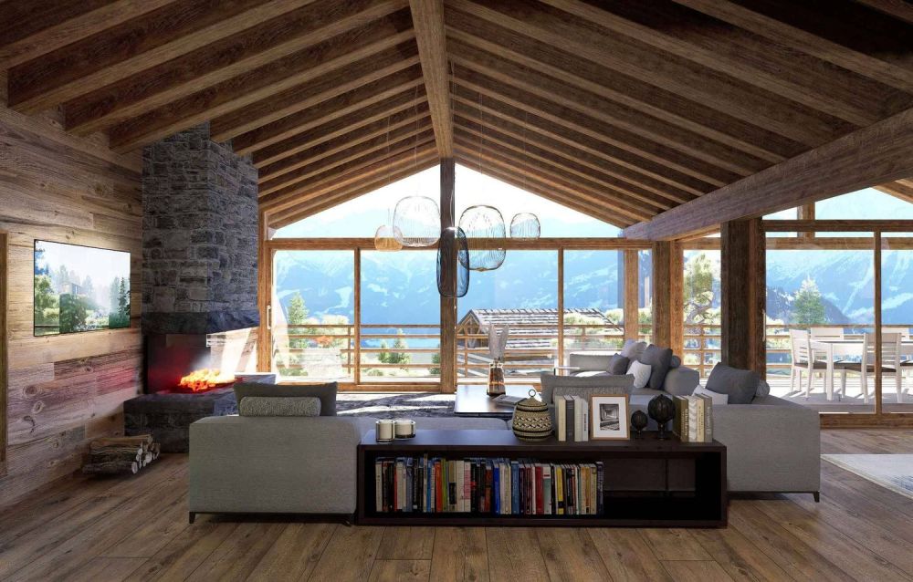 MAGNIFIQUE ET LUXUEUX CHALET A CONSTRUIRE - SKI IN/OUT -  Bild 3