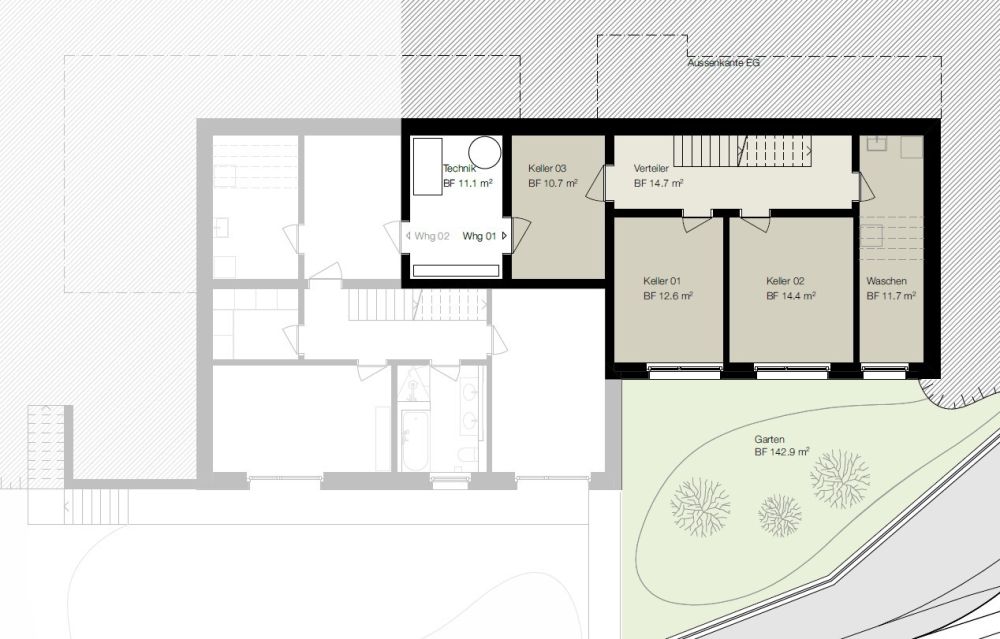 Exklusive neue 4.5-Zimmer-Attikawohnung an bester Hanglage in Widen -  Bild 7
