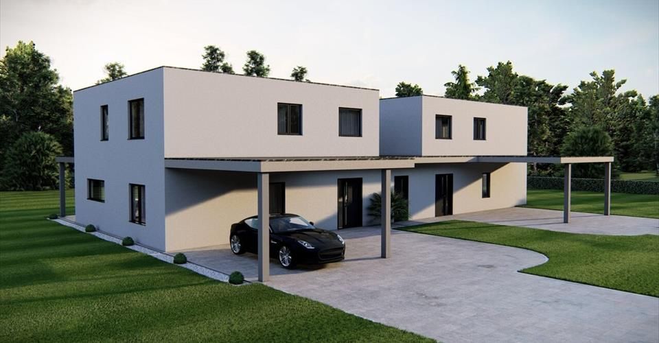 À Courtedoux superbe villa mitoyenne neuve de 5.5 pièces à vendre - Maison 5.5 pièces - image - 1