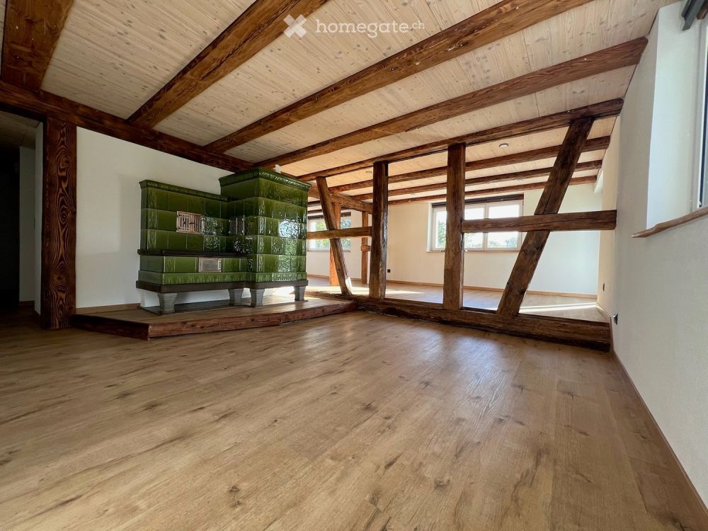 Lichtdurchfluteter Traum-Altbau 2024 60 m² Wellness-Schlafzimmer mit Sauna  in Hugelshofen -  Bild 6