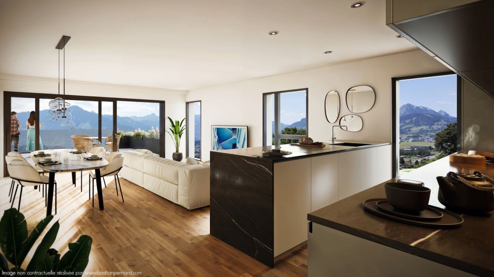 APPARTEMENT 4.5P DE STANDING AVEC TERRASSE ET VUE PANORAMIQUE - LOT 04 - Bild 5