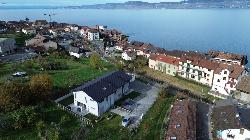 RARE : Villa mitoyenne de 5,5 pcs neuve avec vue sur le lac Léman ! - Bild 4