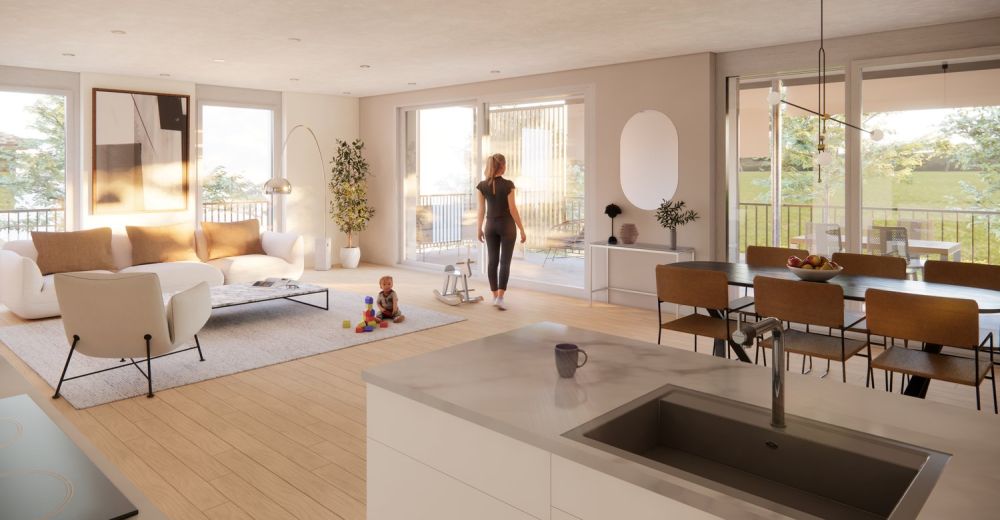 Neubau 3,5 Zi - EG Whg.  in Thun MFH Neufeldtrasse 24 zentral und beliebt - Bild 6