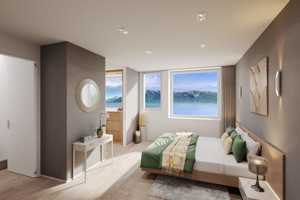 In der Nähe von Vevey, neues Projekt von 3 Villen mit 5.5 Zimmern - Panoramablick -  Bild 7