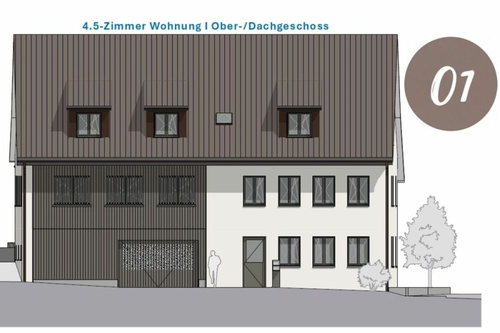 Mehrfamilienhaus "Bachblick" - Ober-/Dachgeschoss -  Bild 1
