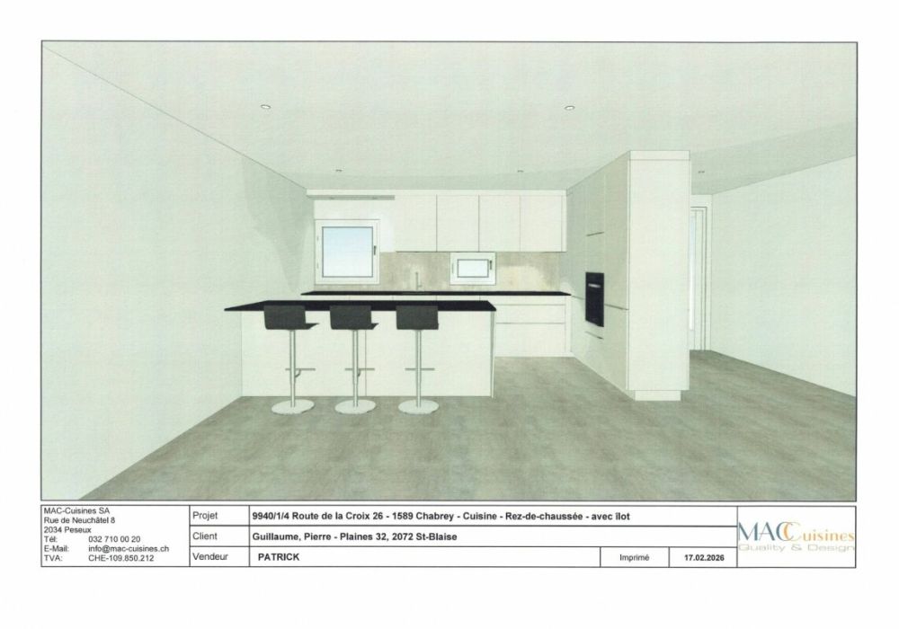APPARTEMENT DE 4.5 PIECES - REZ JARDIN - 4.5 ZI-PARTERRE WOHNUNG -  Bild 6