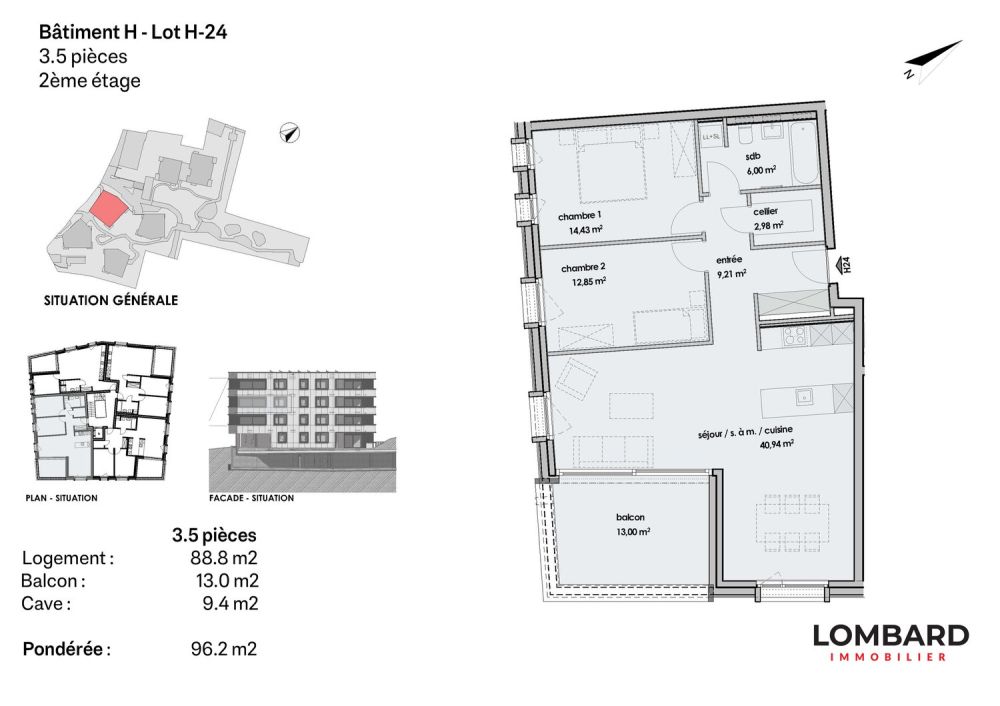 Appartement de 3.5 pièces au 2ème étage -  Bild 6