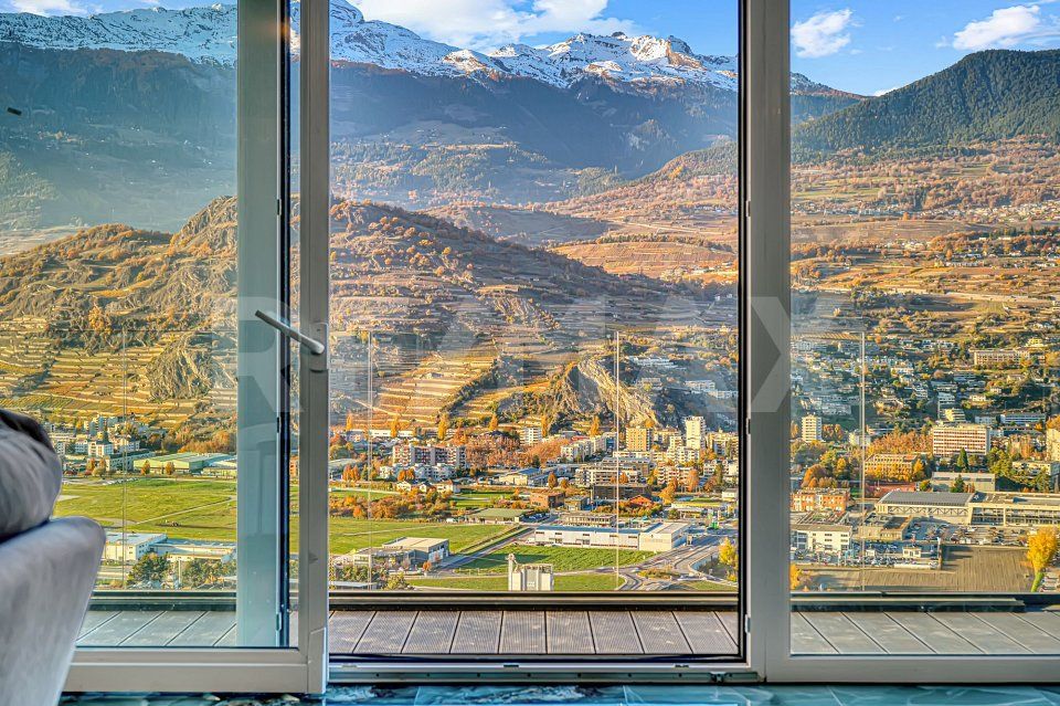 Villa neuve 2025 | Duplex 4.5p 151m² terrasse vitrée | Vue vallée du Rhône  Hauteurs de Sion -  Bild 1