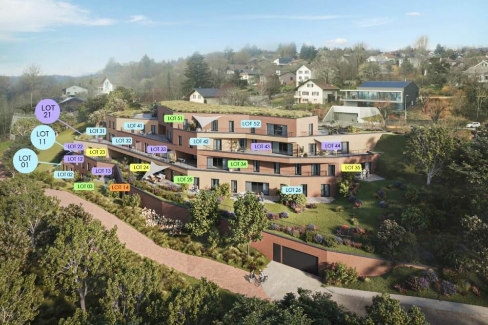 Superbes appartements neufs 4.5 pièces avec grandes terrasses et vue - Bild 4